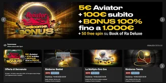 Offerte promozionali di BWIN: bonus di benvenuto su Aviator, rimborsi su scommesse basket e tennis, promozione La Multipla d’Oro